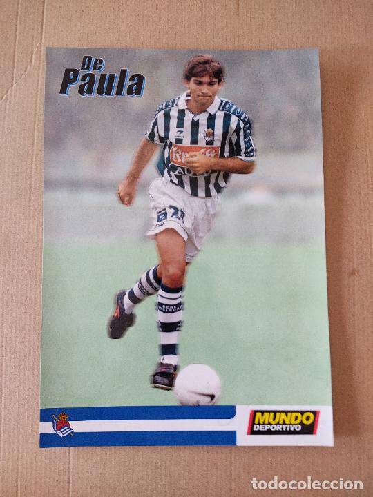 Sports collectibles: OSCAR DE PAULA POSTAL REAL SOCIEDAD COLECCI&Oacute;N EL MUNDO DEPORTIVO 1999-2000 LIGA FUTBOL 1999-2000