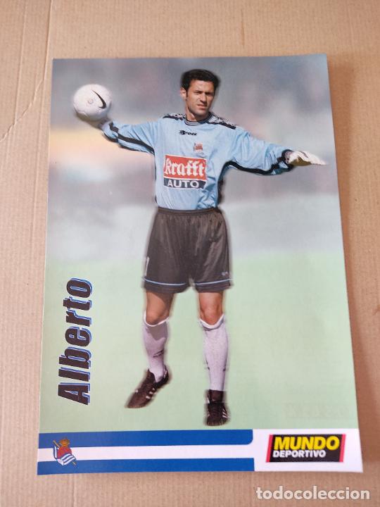 Sports collectibles: ALBERTO POSTAL REAL SOCIEDAD COLECCI&Oacute;N EL MUNDO DEPORTIVO 1999-2000 LIGA FUTBOL 1999-2000