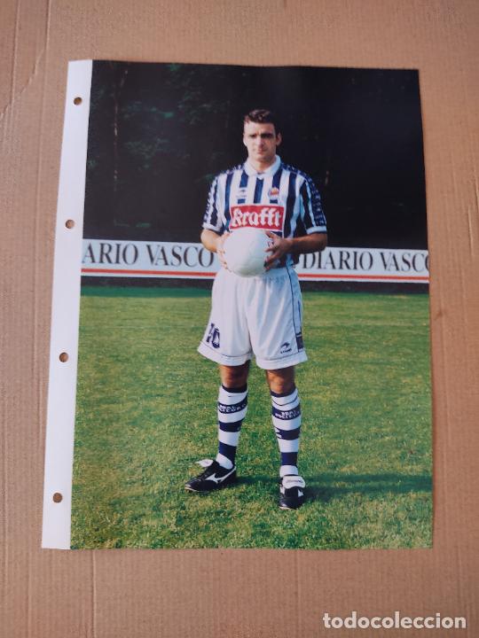 Collezionismo sportivo: DE PEDRO POSTAL REAL SOCIEDAD COLECCI&Oacute;N EL DIARIO VASCO TEMPORADA 1998-1999 LIGA FUTBOL 98-99