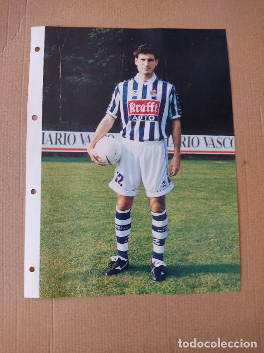 Collezionismo sportivo: MIKEL ANTIA POSTAL REAL SOCIEDAD COLECCI&Oacute;N EL DIARIO VASCO TEMPORADA 1998-1999 LIGA FUTBOL 98-99