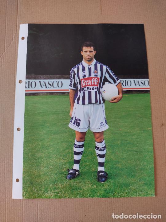 Collezionismo sportivo: AITOR ALDEONDO POSTAL REAL SOCIEDAD COLECCI&Oacute;N EL DIARIO VASCO TEMPORADA 1998-1999 LIGA FUTBOL 98-99