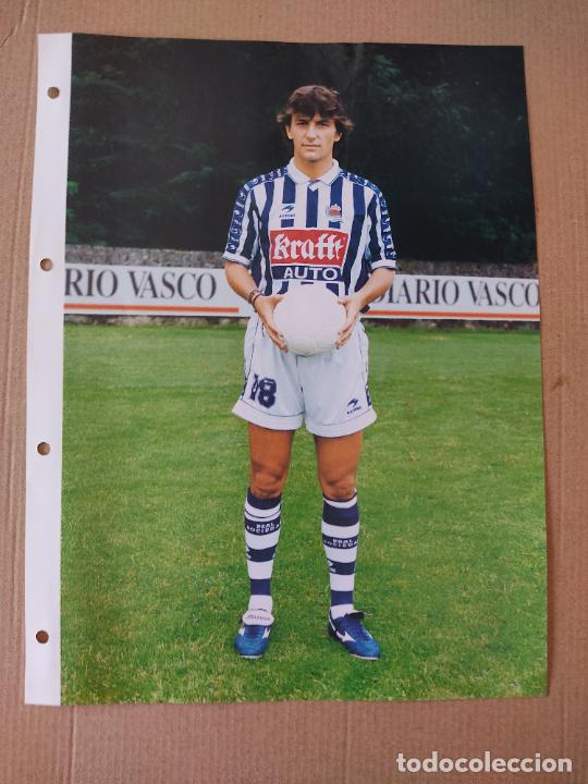 Collezionismo sportivo: I&Ntilde;IGO IDIAKEZ POSTAL REAL SOCIEDAD COLECCI&Oacute;N EL DIARIO VASCO TEMPORADA 1998-1999 LIGA FUTBOL 98-99