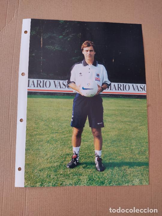 Collezionismo sportivo: LOPEZ UFARTE POSTAL REAL SOCIEDAD COLECCI&Oacute;N EL DIARIO VASCO TEMPORADA 1998-1999 LIGA FUTBOL 98-99