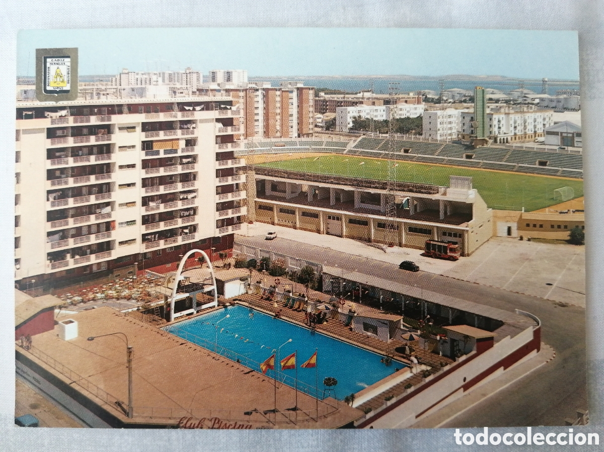 Coleccionismo deportivo: Postal Estadio Carranza, C&aacute;diz - Foto 1