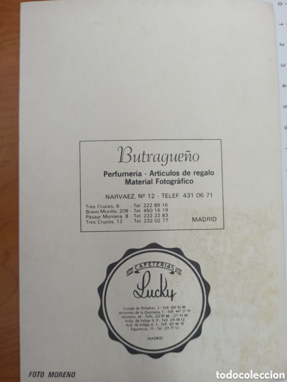 Collezionismo sportivo: POSTAL PUBLICITARIA EMILIO BUTRAGUE&Ntilde;O