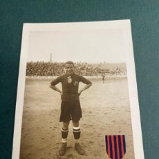 Coleccionismo deportivo: POSTAL FOTOGRÁFICA DE JOSEP SAMITIER FÚTBOL CLUB BARCELONA 1924 CAMPEÓN DE CATALUÑA . ARTIFUTBOL. Lote 401134289