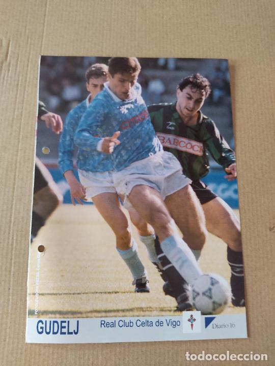 Collectionnisme sportif: VLADIMIR GUDELJ CELTA DE VIGO TIPO LAMINA POSTAL DIARIO 16 MEJORES LIGA 93-94 FUTBOL 1993-1994