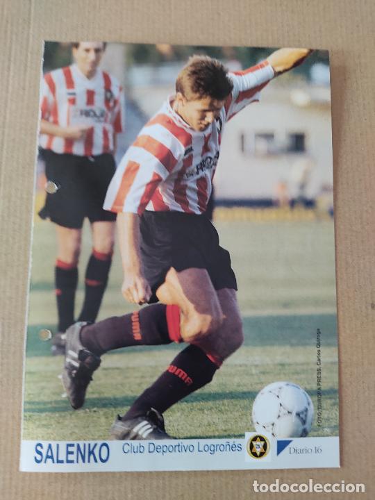 Coleccionismo deportivo: OLEG SALENKO LOGRO&Ntilde;&Eacute;S TIPO LAMINA POSTAL DIARIO 16 MEJORES LIGA 93-94 FUTBOL 1993-1994