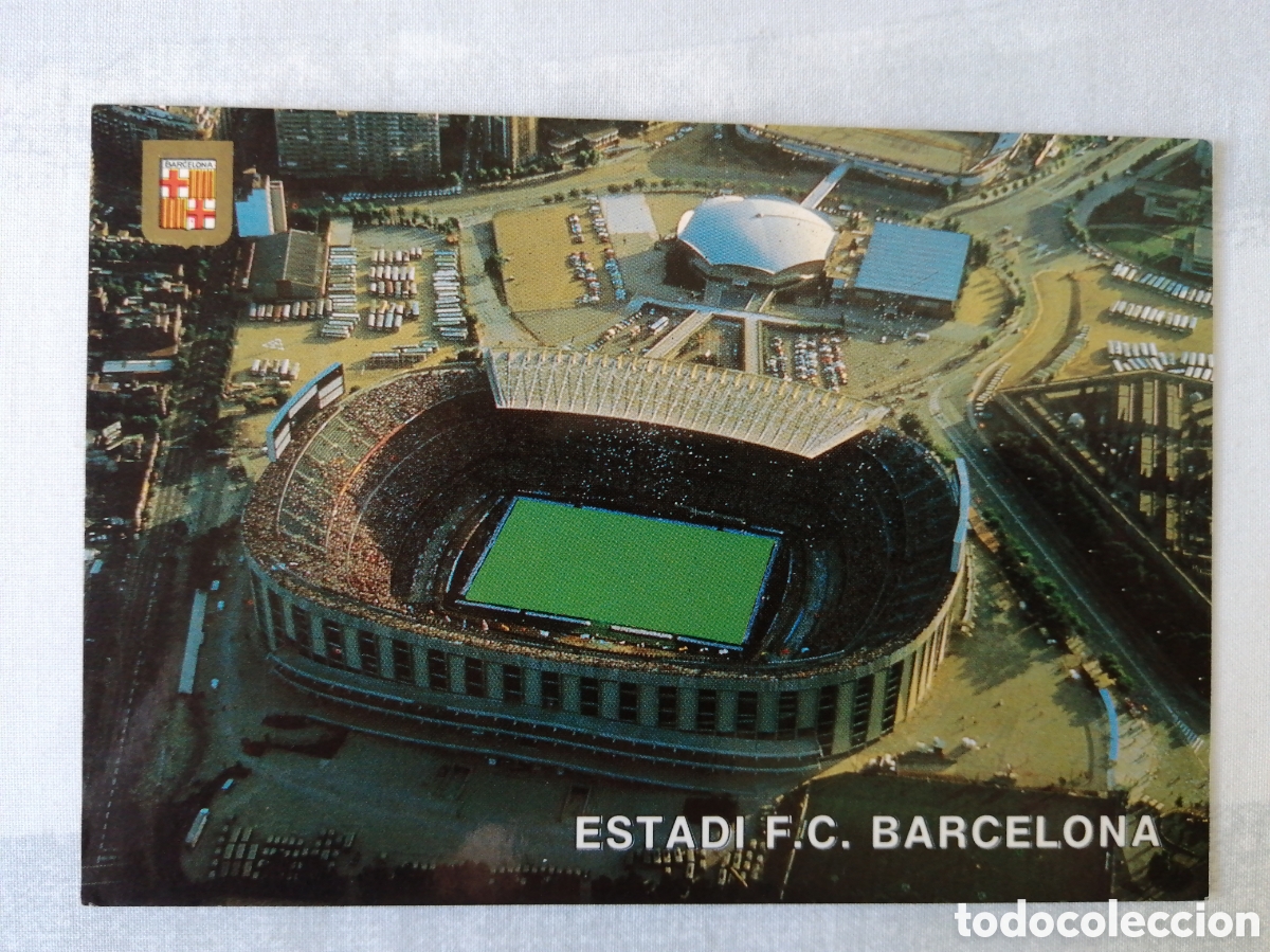 Colecionismo desportivo: Postal Estadio Camp Nou