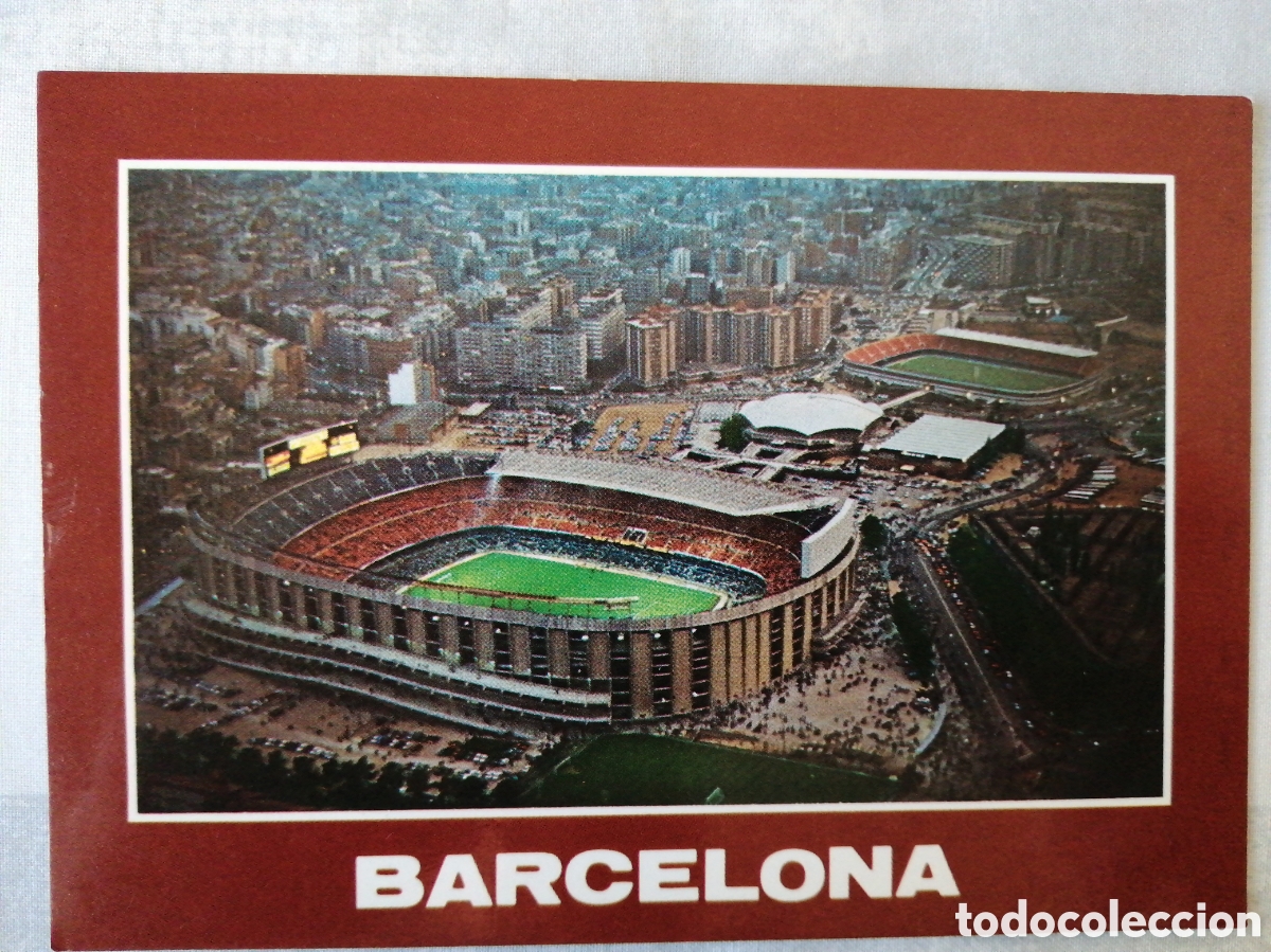 Colecionismo desportivo: Postal Estadio Camp Nou