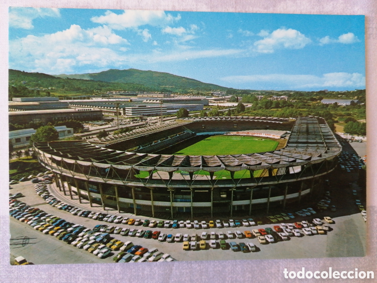 Coleccionismo deportivo: Postal Estadio de Balaidos, Vigo - Foto 1