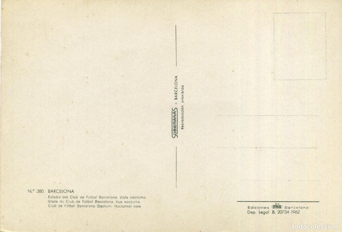 Coleccionismo deportivo: FC BARCELONA - CAMP NOU - Foto 2