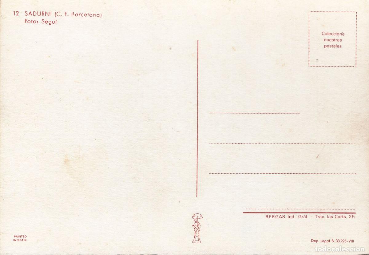 Coleccionismo deportivo: FC BARCELONA - SADURNI - Foto 2