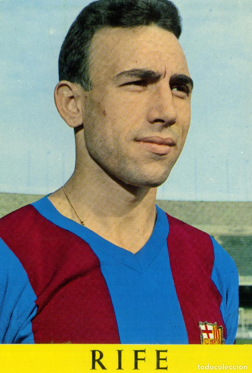 Coleccionismo deportivo: FC BARCELONA - RIFE (postal a&ntilde;os 60) - Foto 1