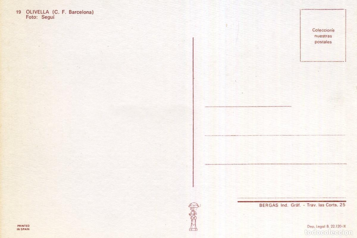 Coleccionismo deportivo: FC BARCELONA - OLIVELLA - Foto 2