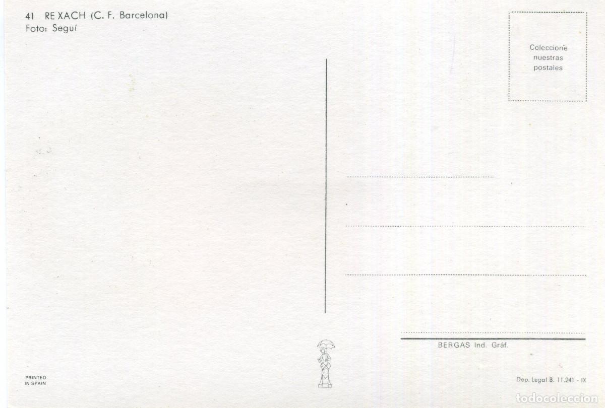 Coleccionismo deportivo: FC BARCELONA - REXACH - Foto 2