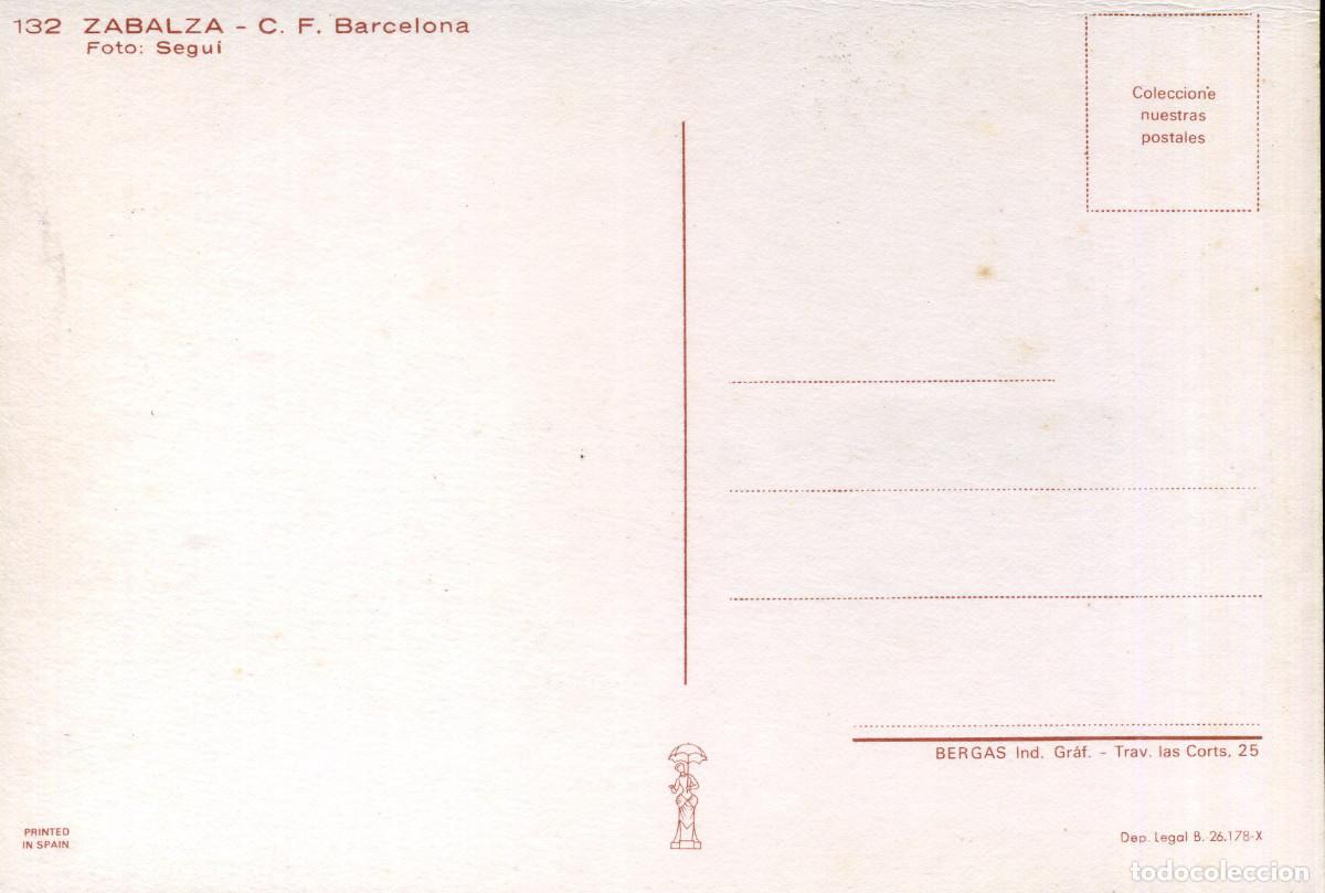Coleccionismo deportivo: FC BARCELONA - ZABALZA - Foto 2