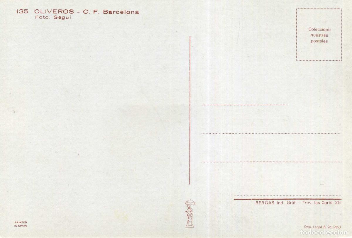 Coleccionismo deportivo: FC BARCELONA - OLIVEROS - Foto 2