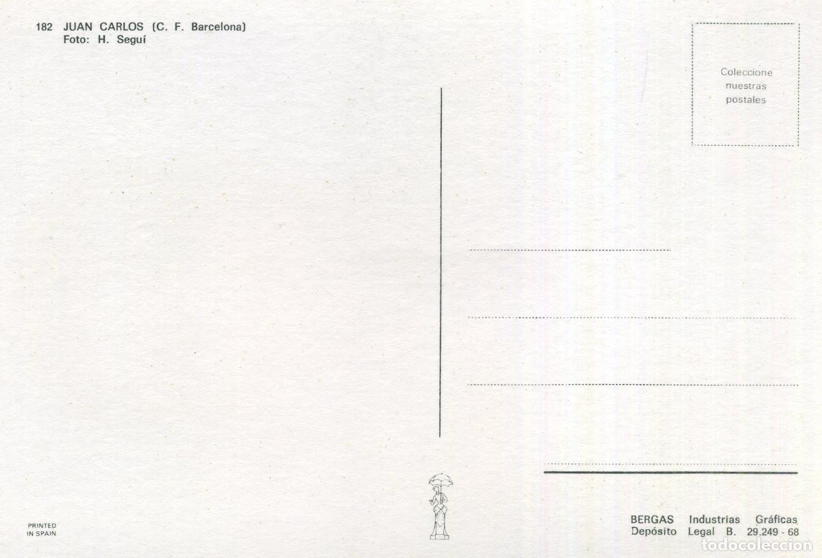 Coleccionismo deportivo: FC BARCELONA - JUAN CARLOS - Foto 2