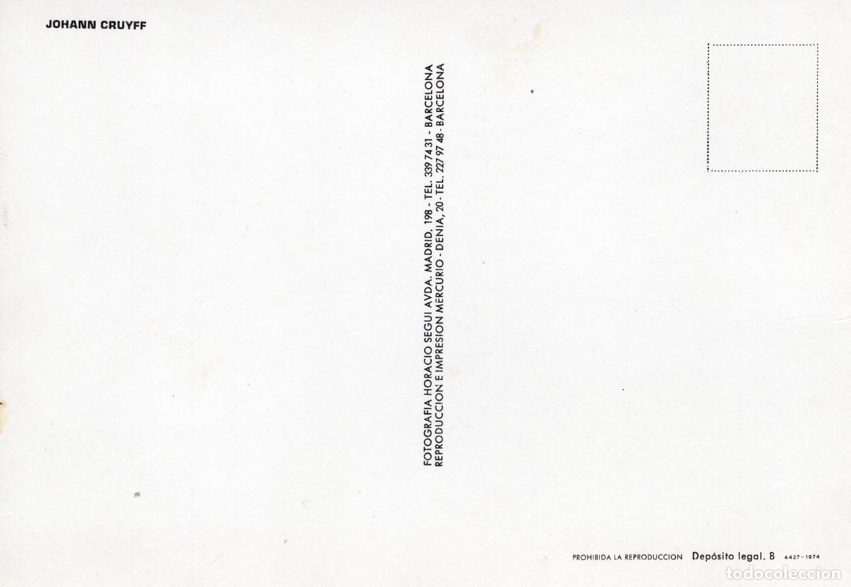 Coleccionismo deportivo: FC BARCELONA - JOHANN CRUYFF - Foto 2