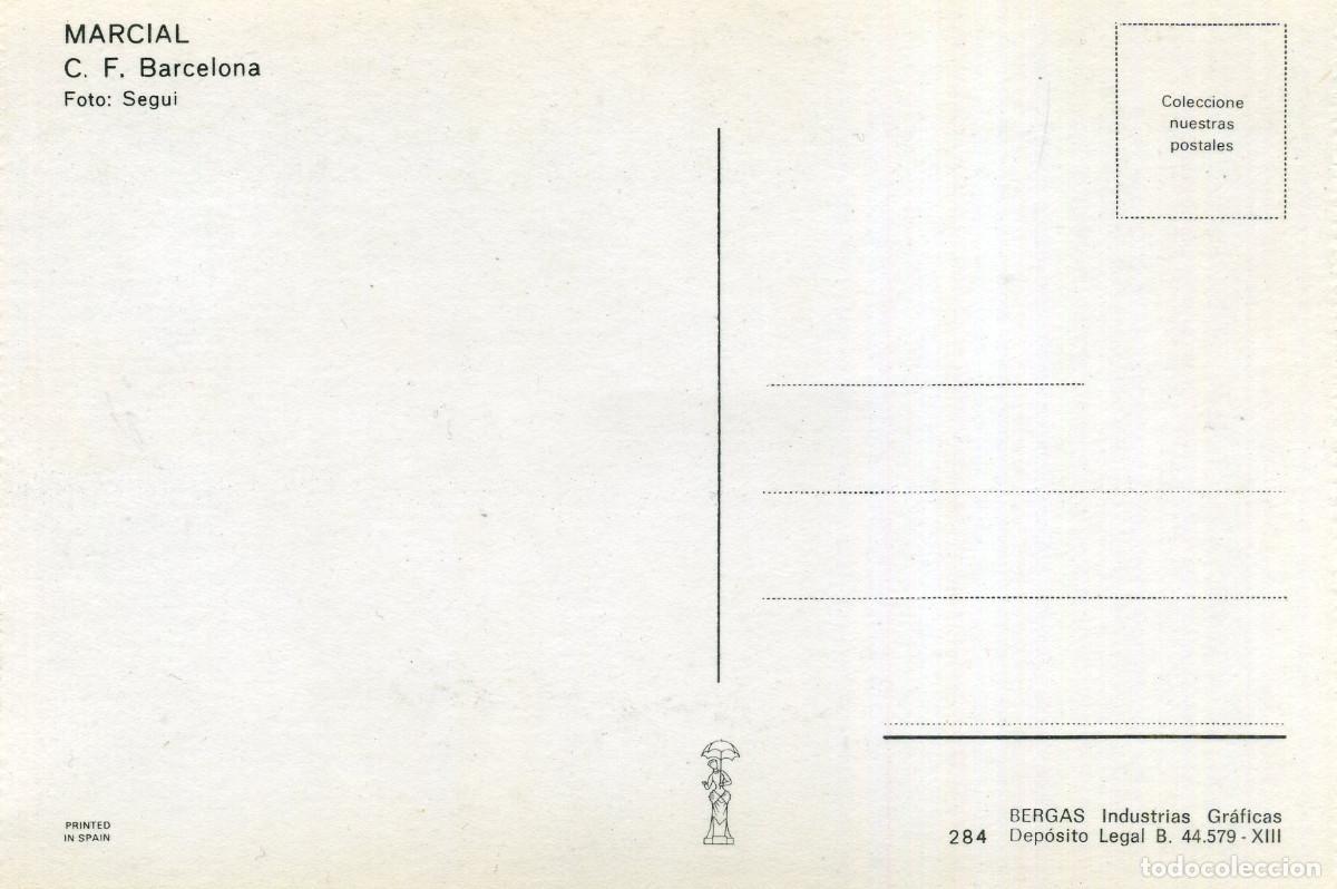 Coleccionismo deportivo: FC BARCELONA - MARCIAL - Foto 2
