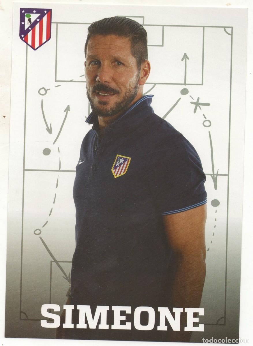 Coleccionismo deportivo: Postal de SIMEONE 20 x 14 nueva - Foto 1
