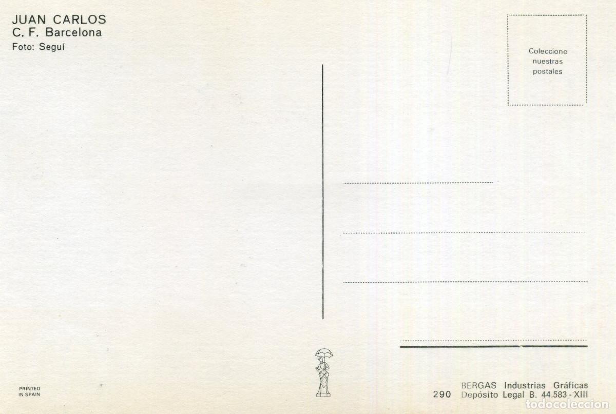 Coleccionismo deportivo: FC BARCELONA - JUAN CARLOS - Foto 2