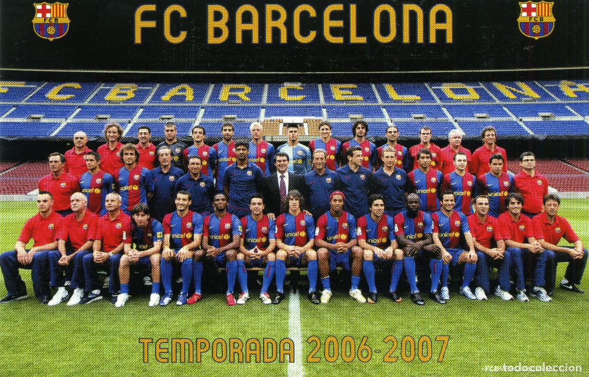 Coleccionismo deportivo: FC BARCELONA - PLANTILLA 2007-08 - Foto 1