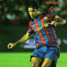 Coleccionismo deportivo: FC BARCELONA - MÁRQUEZ (TEMPORADA 2009-10)