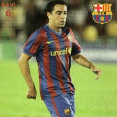 Coleccionismo deportivo: FC BARCELONA - XAVI (TEMPORADA 2009-10)