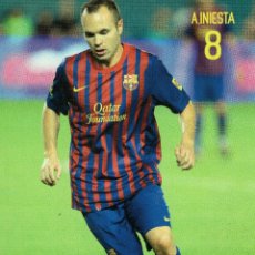 Coleccionismo deportivo: FC BARCELONA - A. INIESTA (TEMPORADA 2011-12)