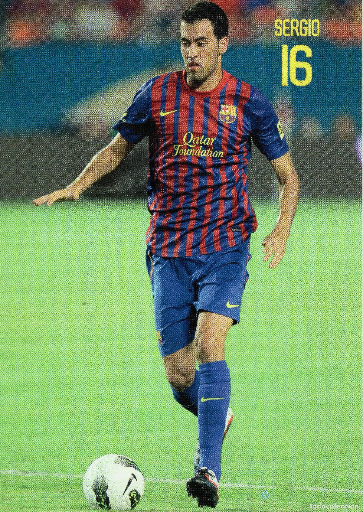Coleccionismo deportivo: FC BARCELONA - SERGIO (TEMPORADA 2011-12) - Foto 1