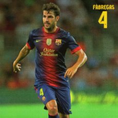 Coleccionismo deportivo: FC BARCELONA - FÀBREGAS (TEMPORADA 2012-13)