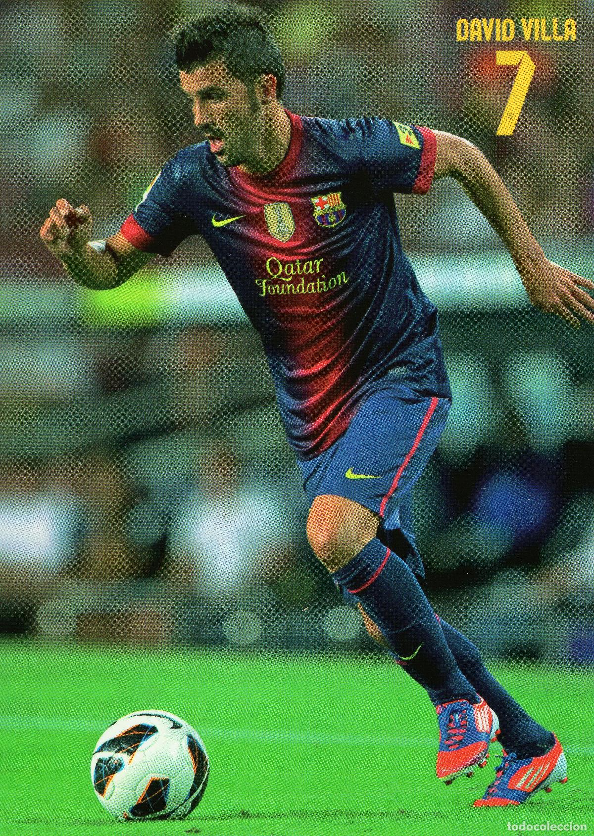 Coleccionismo deportivo: FC BARCELONA - DAVID VILLA (TEMPORADA 2012-13) - Foto 1
