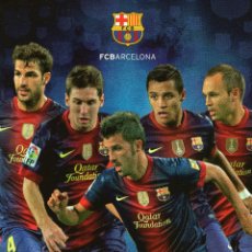 Coleccionismo deportivo: FC BARCELONA - VARIOS JUGADORES (TEMPORADA 2012-13)
