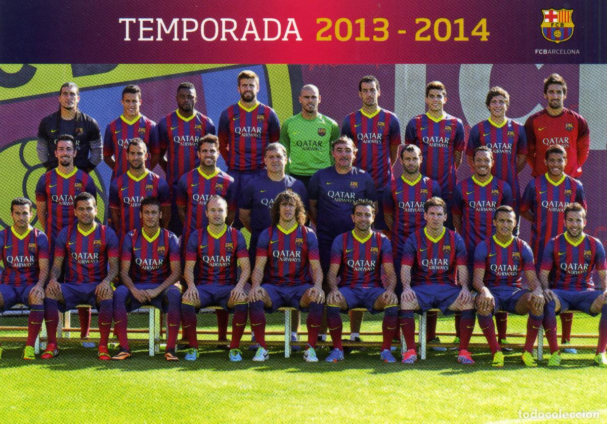 Coleccionismo deportivo: FC BARCELONA - TEMPORADA 2013-14 - Foto 1