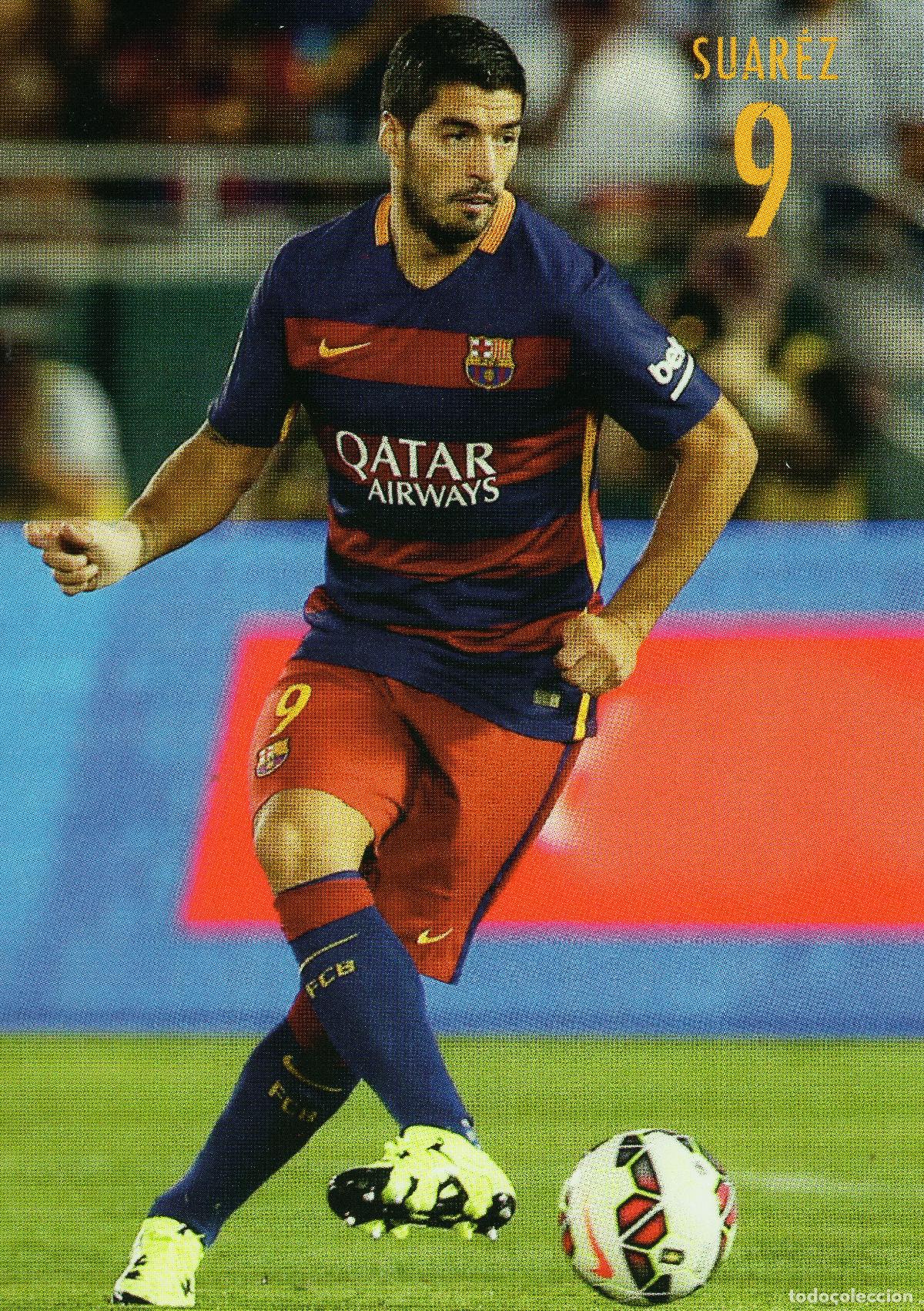 Coleccionismo deportivo: FC BARCELONA - SUAR&Eacute;Z (TEMPORADA 2015-16) - Foto 1