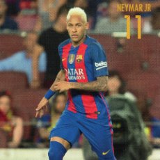 Coleccionismo deportivo: FC BARCELONA - NEYMAR JR (TEMPORADA 2016-17)