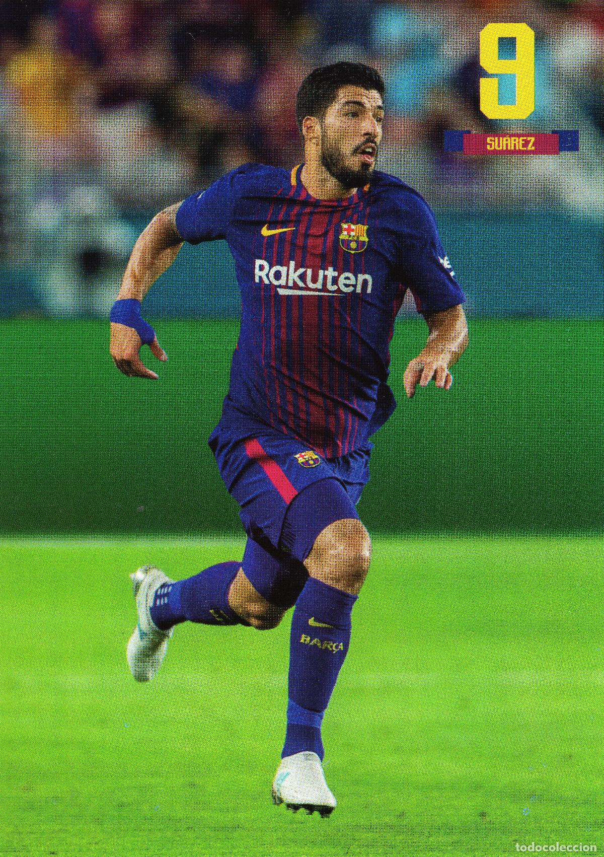Coleccionismo deportivo: FC BARCELONA - SU&Aacute;REZ (TEMPORADA 2017-18) - Foto 1