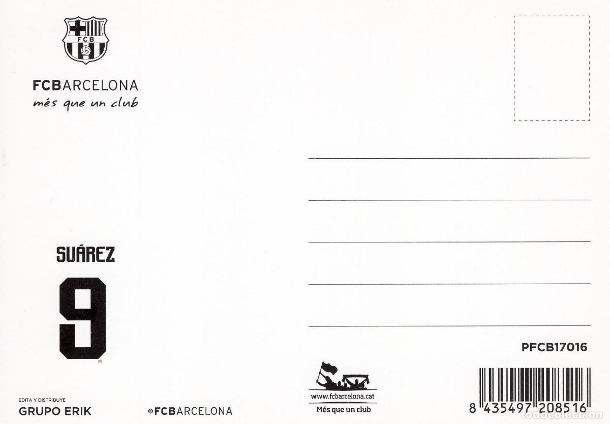 Coleccionismo deportivo: FC BARCELONA - SU&Aacute;REZ (TEMPORADA 2017-18) - Foto 2