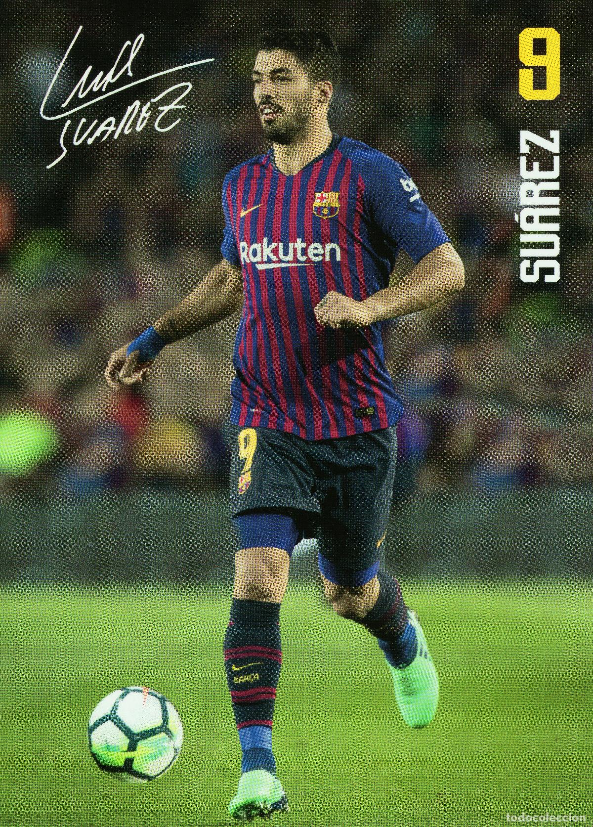 Coleccionismo deportivo: FC BARCELONA - SU&Aacute;REZ (TEMPORADA 2018-19) - Foto 1
