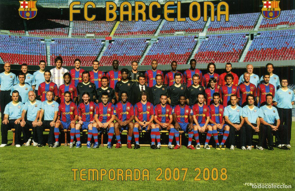 Coleccionismo deportivo: FC BARCELONA - TEMPORADA 2007-08 - Foto 1