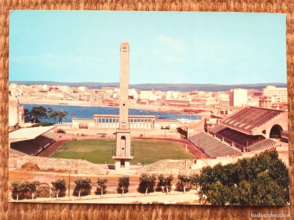 Coleccionismo deportivo: ESTADIO DE RIAZOR - DEPORTIVO DE LA CORU&Ntilde;A 1966 - Foto 1