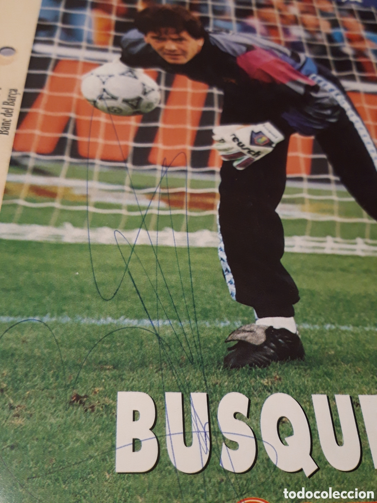 Coleccionismo deportivo: Autografo Busquets portero - Foto 2