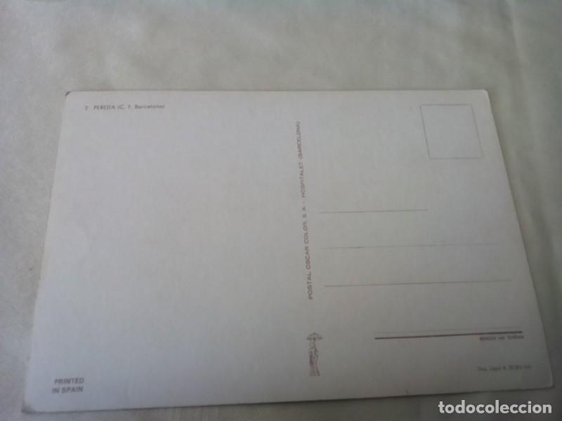 Coleccionismo deportivo: F.C. BARCELONA TARJETA POSTAL PEREDA - Foto 3