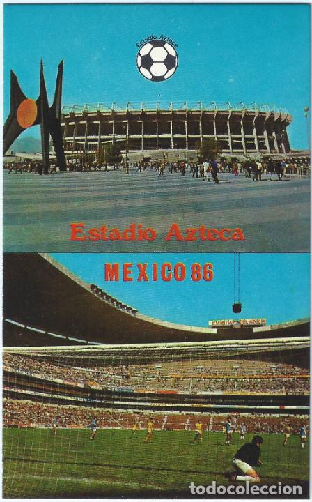 Coleccionismo deportivo: Estadio Azteca - Mexico 86 &iexcl;Sin circular! - Foto 1