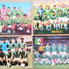 Collezionismo sportivo: LOTE 4 POSTALES FF MEXICO FEDERACION FUTBOL TEAM 15X10 POSTCARDS CARTE CARD POSTKARTE R75