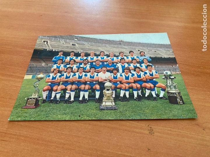 Colecionismo desportivo: PLANTILLA DEL ESPA&Ntilde;OL POSTAL 1978 1979 20,8 x 14,8 cm (COIB223)