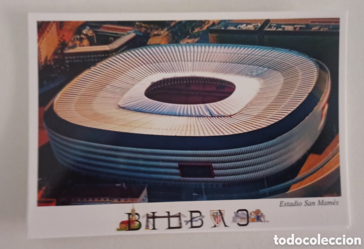 Coleccionismo deportivo: POSTAL POSTCARD SAN MAMES BILBAO ESTADIO - Foto 1