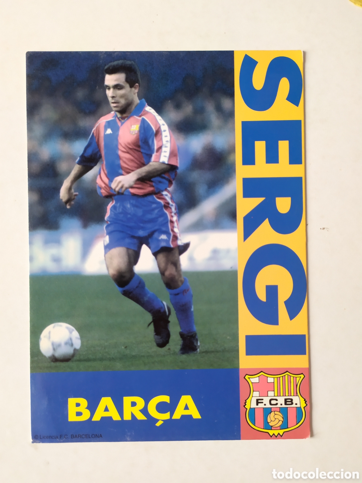 Coleccionismo deportivo: Postal Sergi Barcelona - Foto 1